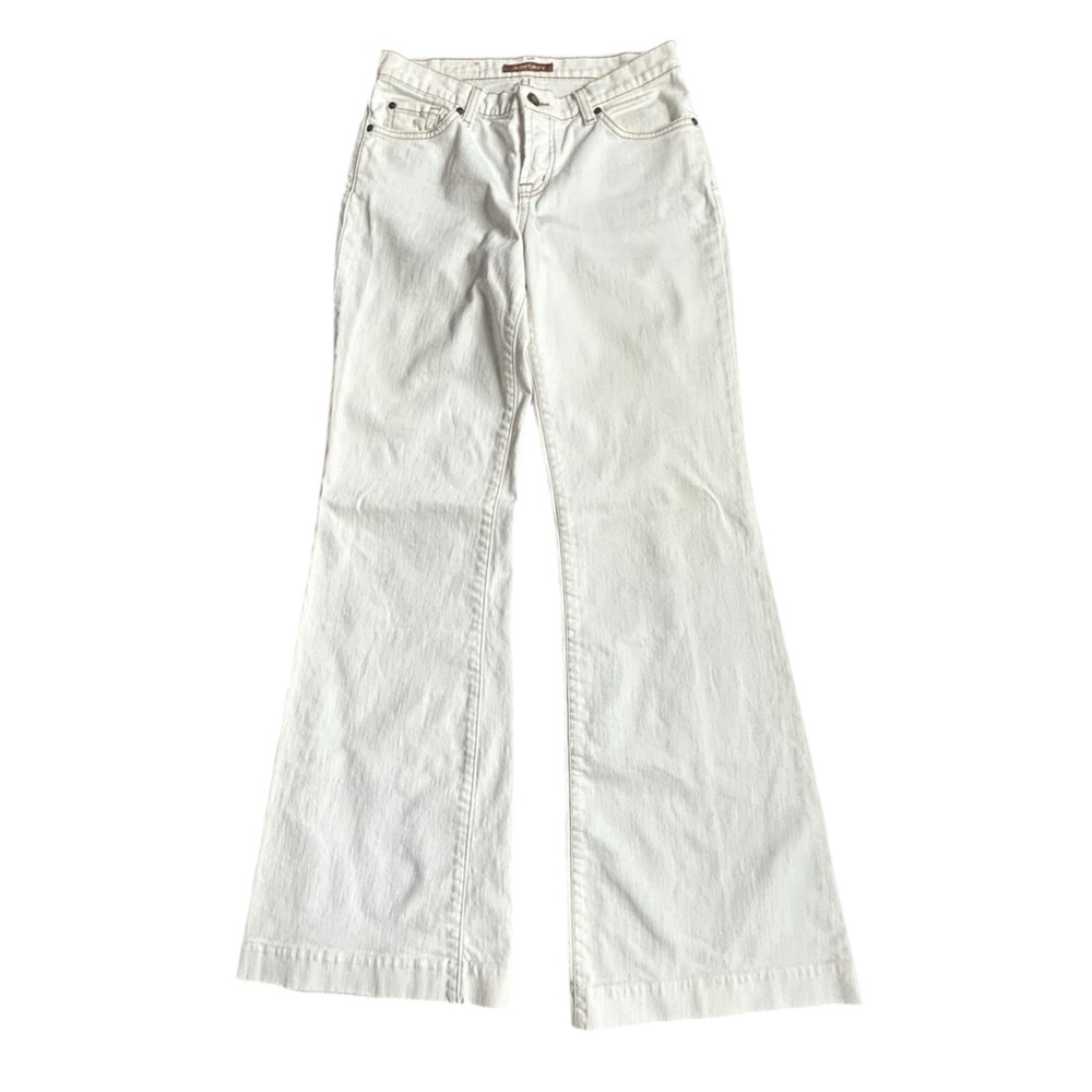 David Kahn Women's Ivory Flare‎ Jeans